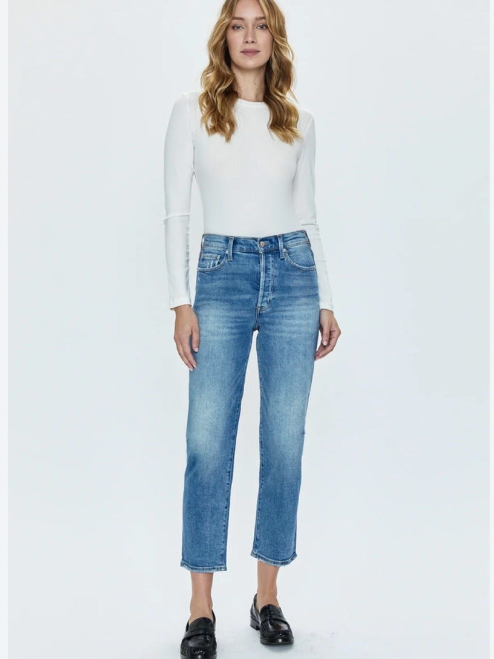 Pistola Charlie High Rise Jeans Blue Wash size 25